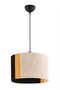 Opviq Lámpara de araña Cane Blanco, Amarillo y Negro